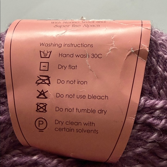 Louisa Harding yarn
Size:174 yds each
Color:2-gray,2-plum - Picture 4 of 7